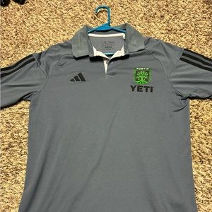 Austin FC adidas 2023 On-Field Training Polo - Gray